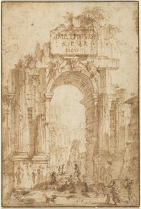 Titusbuen av Circle of Giovanni Paolo Panini