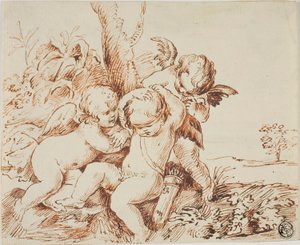  av Circle of Guido Reni