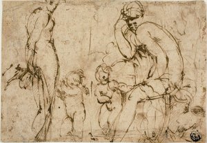  av Circle of Parmigianino