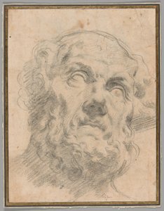 Leder for en gammel mann, muligens Seneca av Circle of Peter Paul Rubens