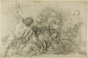Massakren av de uskyldige av Circle of Titian