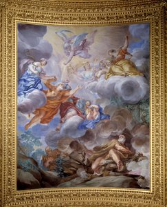 Allegori om Saturn som fremhever storheten til familien Medici - Fresco
