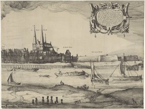 Profilen til Deventer (plate IV) av Claes Jansz. Visscher (II) (possibly)