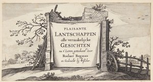Tittelside for "Landskap med landsbyer nær Amsterdam"