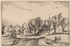 Veien inn i en landsby