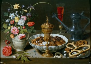 Nature morte - Stilleben - Maleri av Clara Peeters (1594-1658)