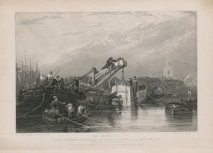 Dykkerklokken som brukes ved Thames-tunnelen av Clarkson Frederick Stanfield