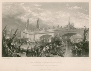 Åpningen av New London Bridge av Clarkson Frederick Stanfield