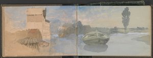 Isle of Wight og Kent Skissebok av Clarkson Stanfield