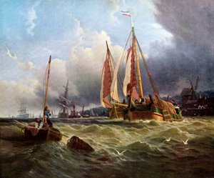 Old Schelde, Texel Island, 1862, c1920.