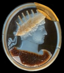 Keiser Commodus Cameo av Classical Antiquities