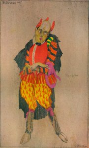 Design for kostyme i Ben Jonsons The Devil is an Ass, c1927
