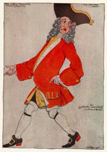 The Beggar's Opera, Captain Macheath (farge litho)