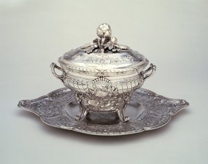 Terrin på stativ av Claude Hyacinthe Nicolas Souchet