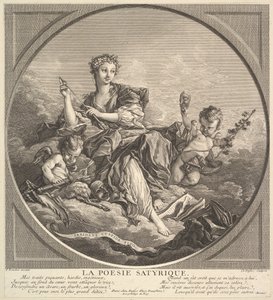 Satyrisk poesi, ca. 1741.