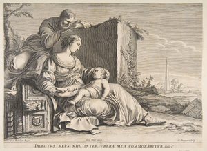 Hellig familie.n.d. av Claude Cherpignon