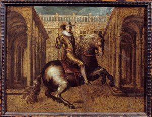 Rytterportrett av Gaston d