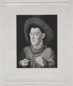 Mann med rosa av Claude Ferdinand Gaillard