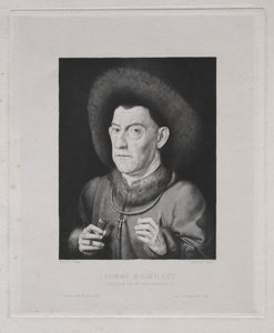 Mann med rosa av Claude Ferdinand Gaillard