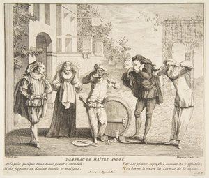 Maitre Andre.n.d. Skapere: Claude Gillot, Jacques Gabriel Huquier. av Claude Gillot, Jacques Gabriel Huquier