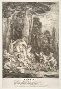 Ungdomstiden.n.d. Skapere: Claude Gillot, Jean Audran. av Claude Gillot