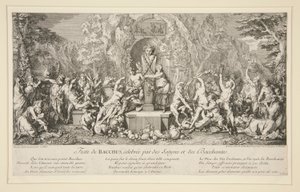 BACCHUS-festen, feiret av Satyrs og Bacchantes