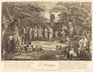 Ekteskap (Ekteskap) av Claude Gillot