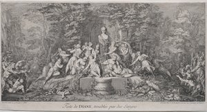 De fire festivalene: Diana-festivalen av Claude Gillot