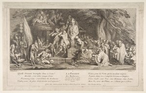 The Passion for Wealth.n.d. av Claude Gillot