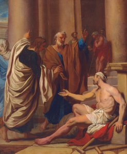 Saint Peter helbreder den lamme
