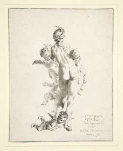Uten tittel (kvinnelig naken med putti)