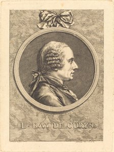 L. Bay de Curys av Claude Henri Watelet after Charles Nicolas Cochin II