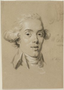 Portrett av en ung mann av Claude Jean Baptiste Hoin