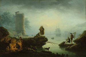 Morgen, 1760. av Claude Joseph Vernet