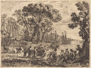 Europa og oksen av Claude Lorrain