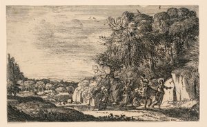 Fly til Egypt av Claude Lorrain