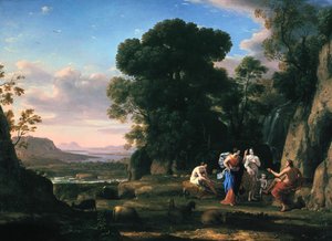 Paris-dommen 1645-1646 av Claude Lorrain
