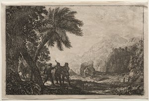 Landskap med Brigands av Claude Lorrain
