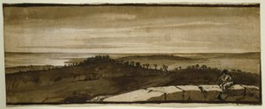 Panorama fra Sasso, 1649-1655 av Claude Lorrain