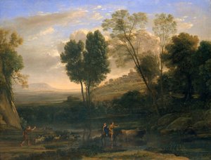 Soloppgang, ca. 1646-47 av Claude Lorrain