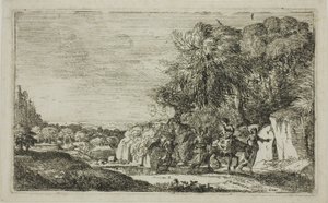 Flykten til Egypt av Claude Lorrain