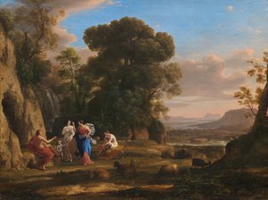 The Judgment of Paris, 16451646. av Claude Lorrain