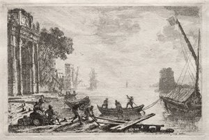 Solnedgangen av Claude Lorrain