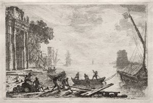 Solnedgangen, 1634. av Claude Lorrain