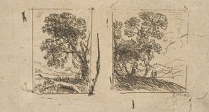 De to landskapene, ca. 1630. av Claude Lorrain