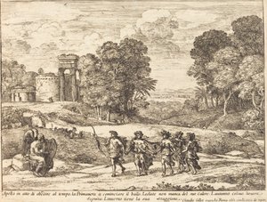 Tid, Apollo og årstidene av Claude Lorrain