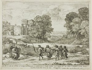 Tid, Apollo og årstidene av Claude Lorrain