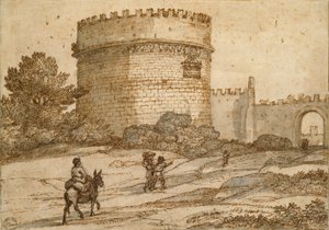 Graven til Cecilia Metella, 1669 av Claude Lorrain
