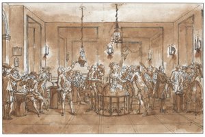 Et magnetisk eksperiment. av Claude Louis Desrais