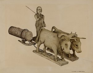 Tømmertransport av Claude Marshall